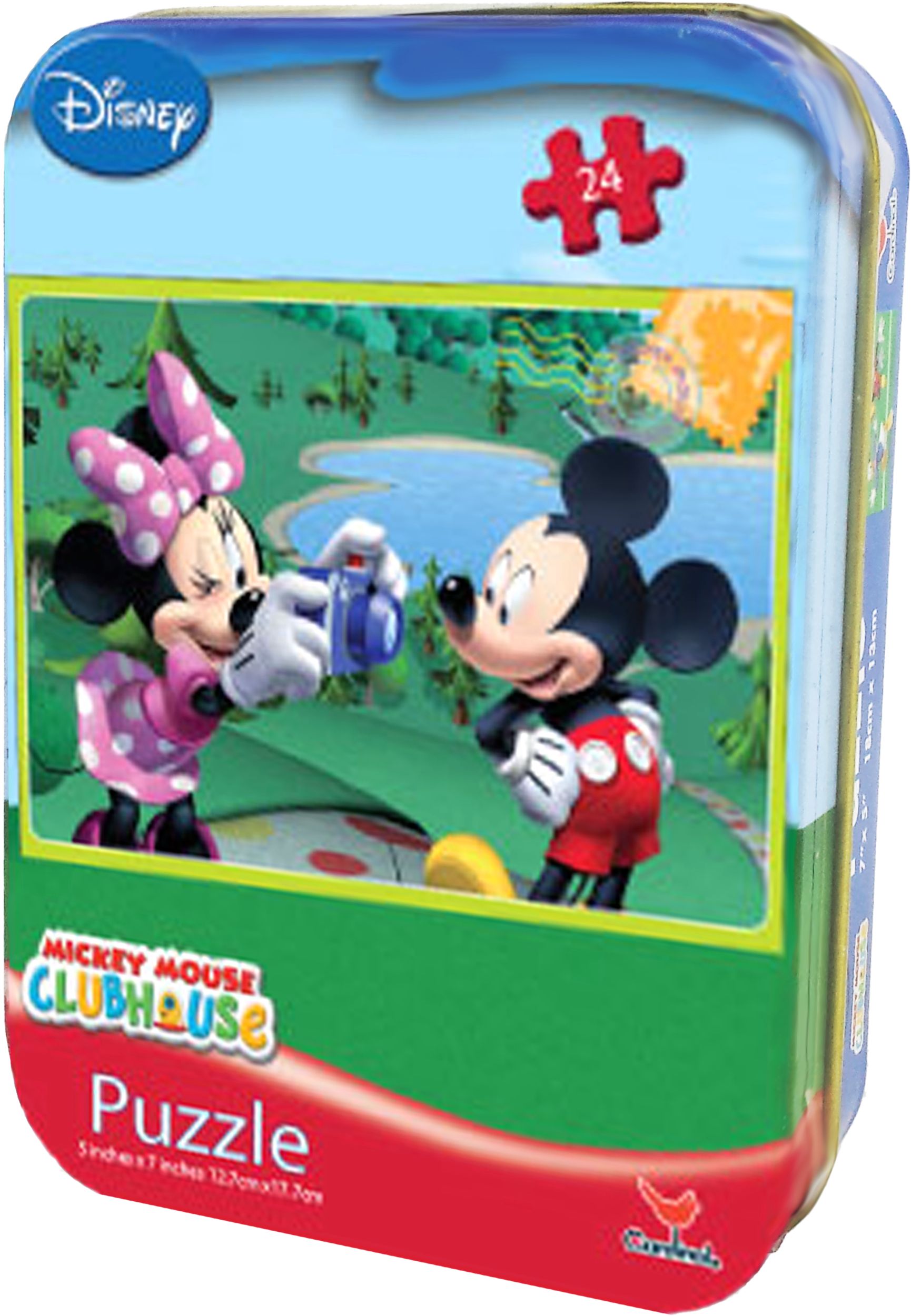 Mickey Mouse Puzzle Tin, 24-pc Front_Angled_Left