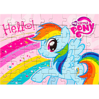 My Little Pony Mini Puzzle, 50-pc Front_Flat