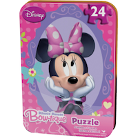 Minnie Mouse Mini Puzzle, 24-pc Front_Angled_Left