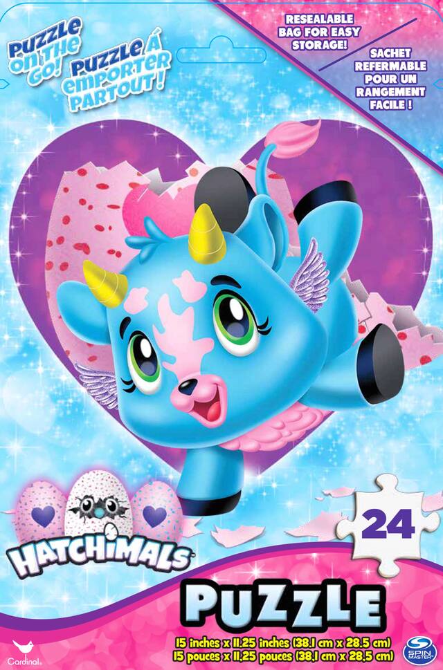 Hatchimals Puzzle Bag, 24-pc Front_Flat