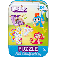 Fingerlings Puzzle Tin, 24-pc Front_Flat