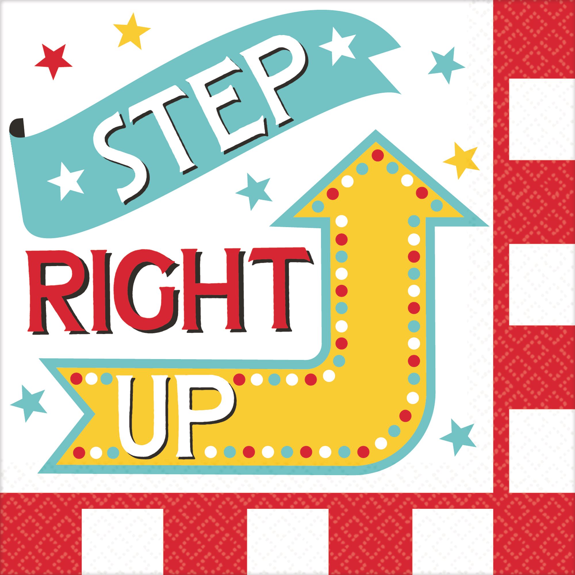 Serviettes pour boissons Carnaval, paq. 16 Front_Flat