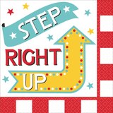 Serviettes pour boissons Carnaval, paq. 16 Overhead_Flat