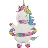 Hula Hoop Unicorn Sticker, 3-pk Front_Flat