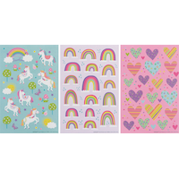 Unicorn Utopia Stickers, 12-pk Front_Flat