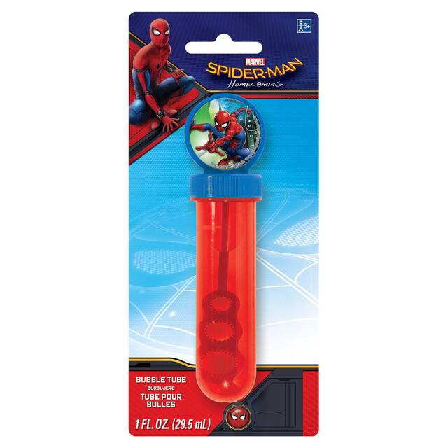Spider-Man Bubble Tube Front_Flat