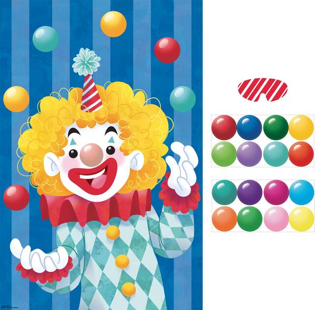 Clown Party Game Front_Flat