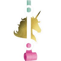 Mirlitons festifs, licorne scintillante, paq. 8 Front_Flat