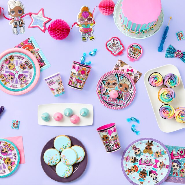 LOL Surprise Glitter Bow Party Pack for Birthday Party Favours, 6pk