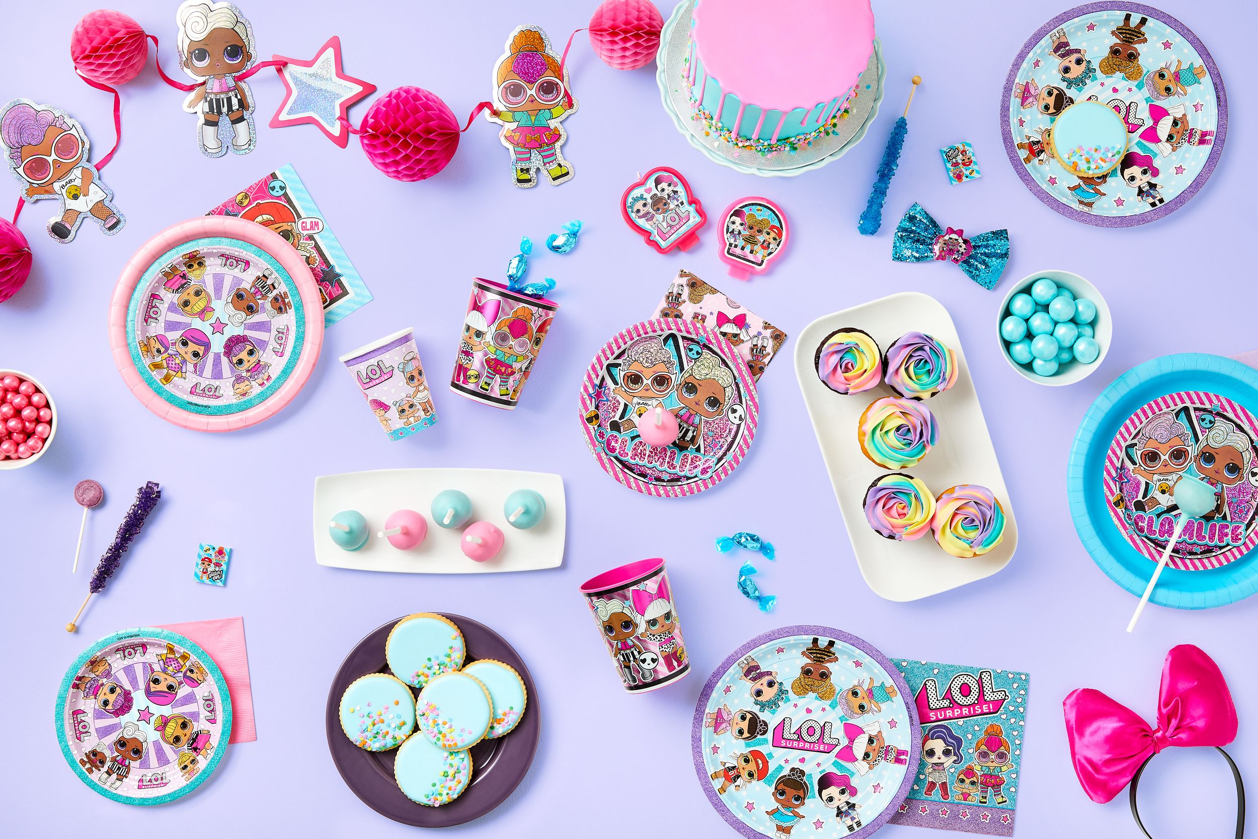 L.O.L. Surprise! Diva Bow Headband, Pink, One Size, Wearable Accessories for Birthdays Composite_or_Mixed