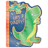 Invitation de luxe pour fête Dino-Mite d¿Amscan