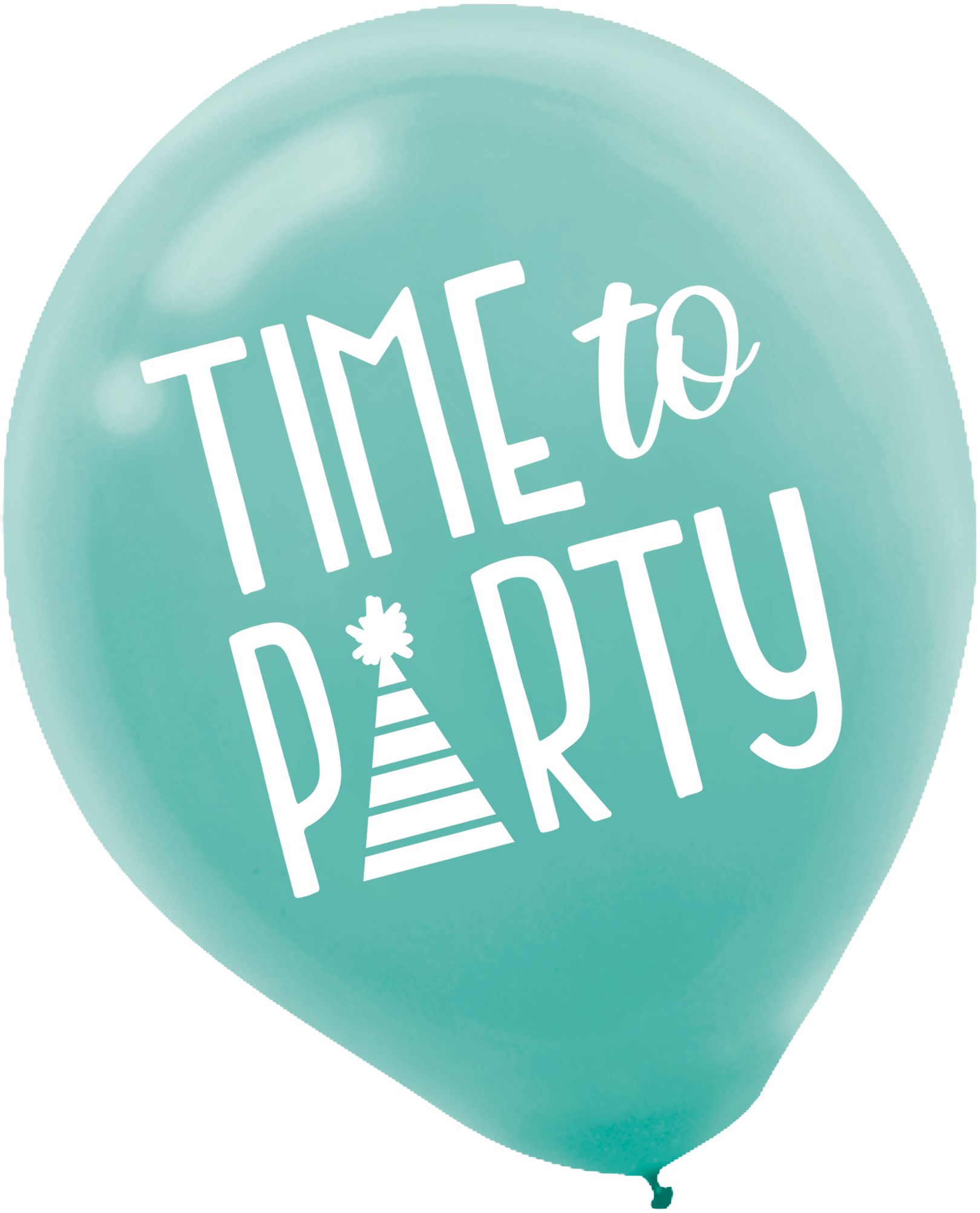 A Reason to Celebrate "Happy Birthday" Round Latex Balloons, Green/Blue/Red, 12-in, 15-pk, for Birthday Party Front_Flat