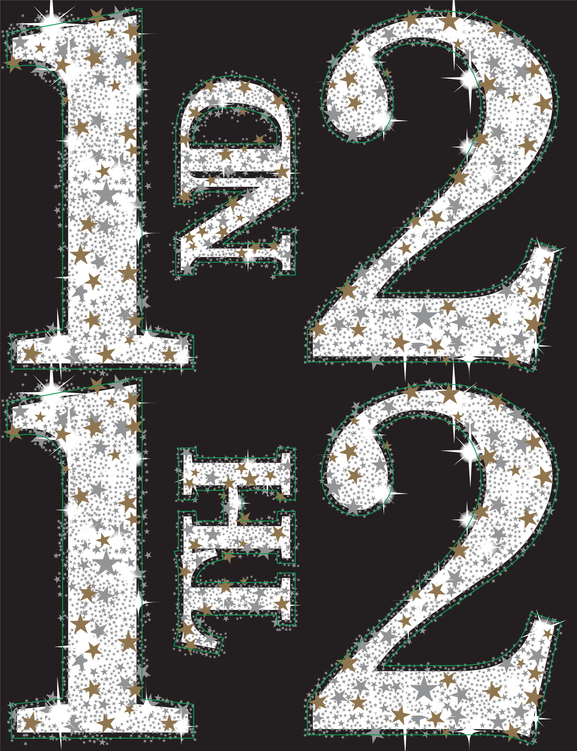 Sparkling Celebration Plastic Happy Birthday Banner Kit Overhead_Flat