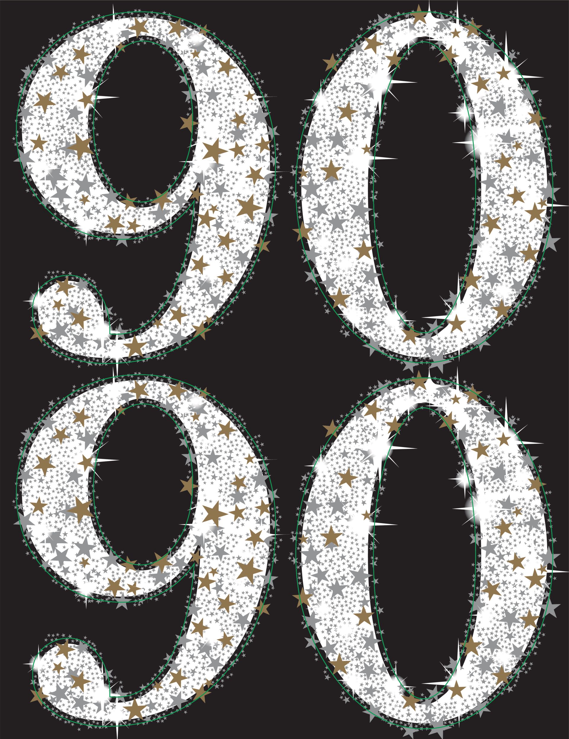 Sparkling Celebration Plastic Happy Birthday Banner Kit Overhead_Flat
