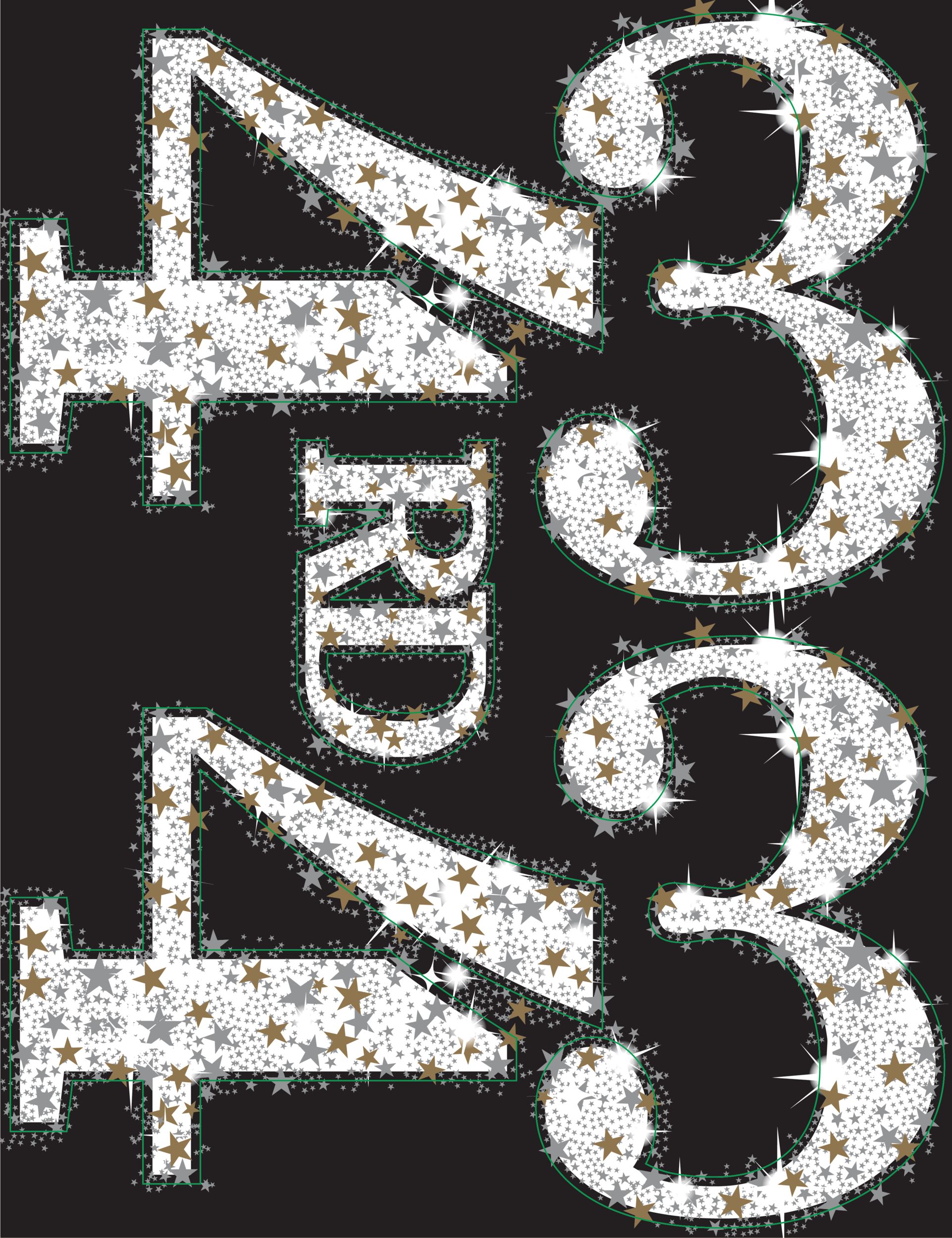 Sparkling Celebration Plastic Happy Birthday Banner Kit Overhead_Flat