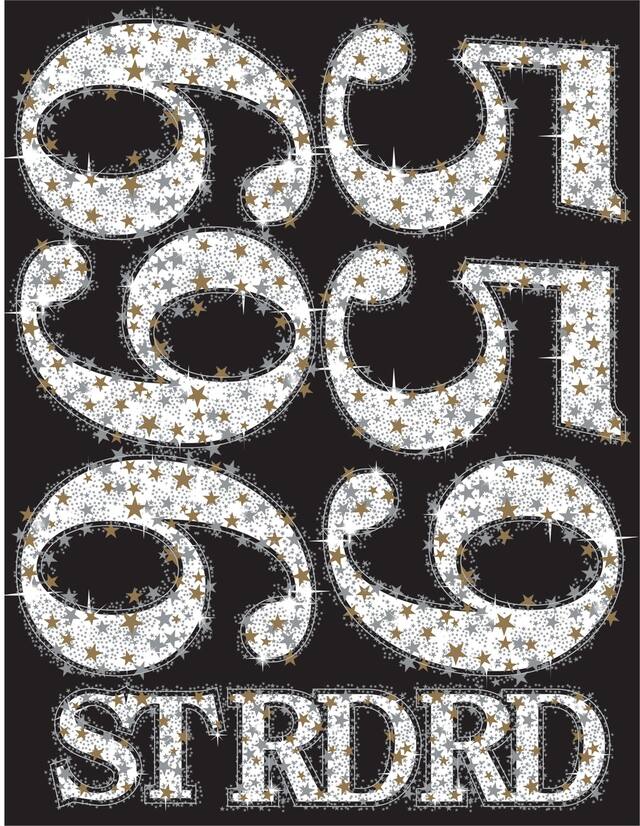 Sparkling Celebration DIY Customizable Room & Wall Centerpiece Decorating Kit, Black/Gold/Silver, Polka Dot, 10-in, 36-pk, for Birthday Party Overhead_Flat