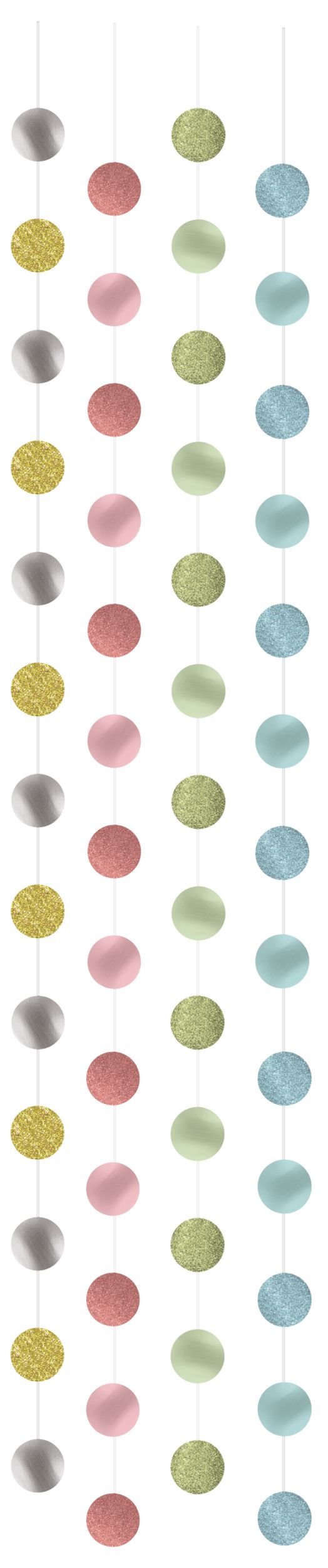 Décorations chambre anniversaire confetti amusant, paq. 12 Front_Flat