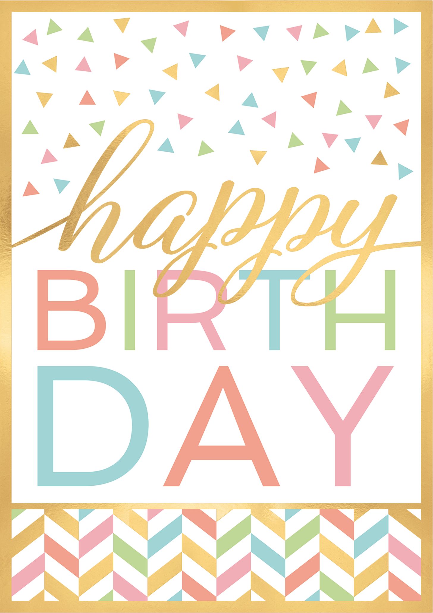 Décorations chambre anniversaire confetti amusant, paq. 12 Front_Flat