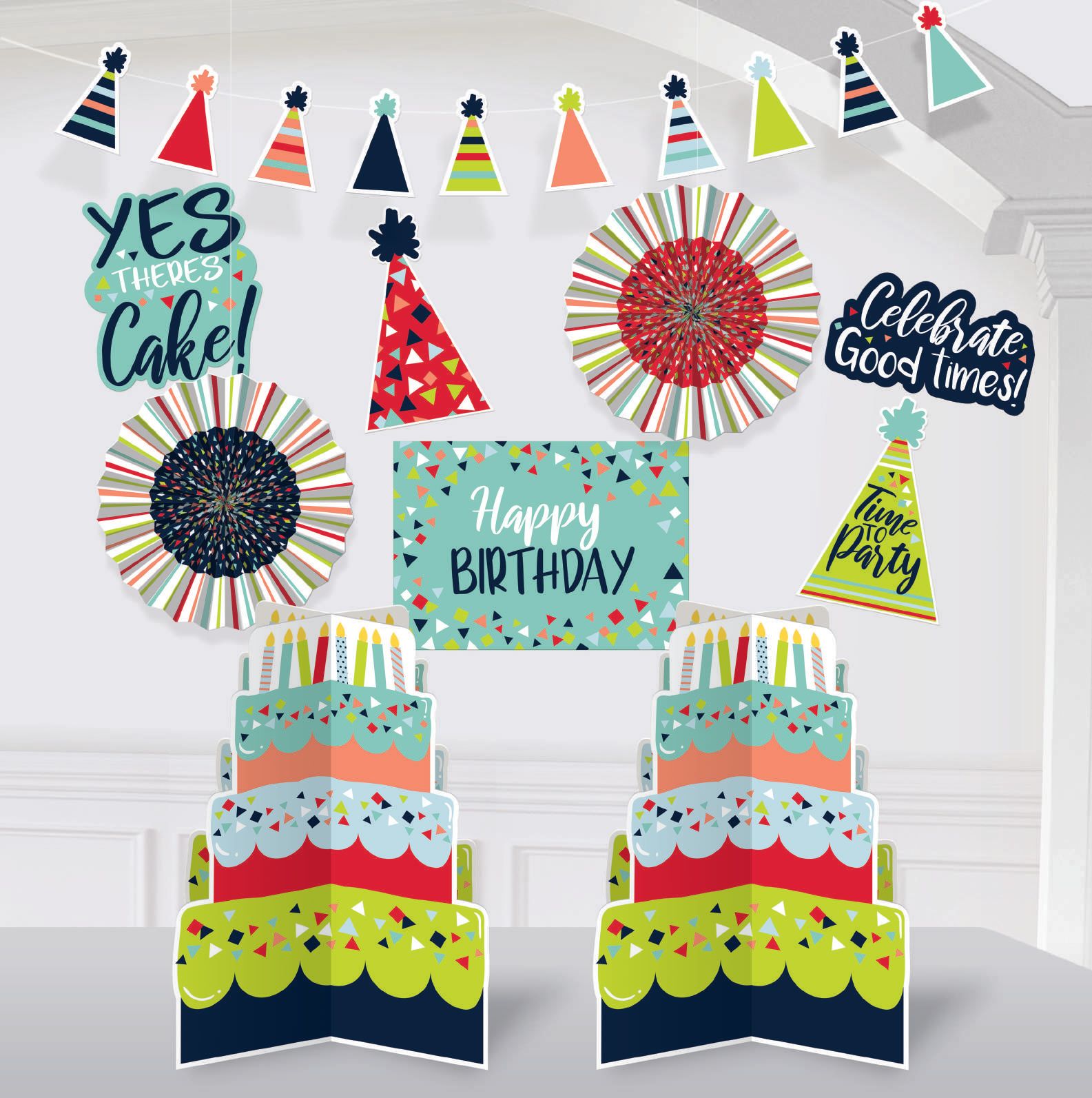 Birthday Party Room Decorating Kit, 10pc Party City