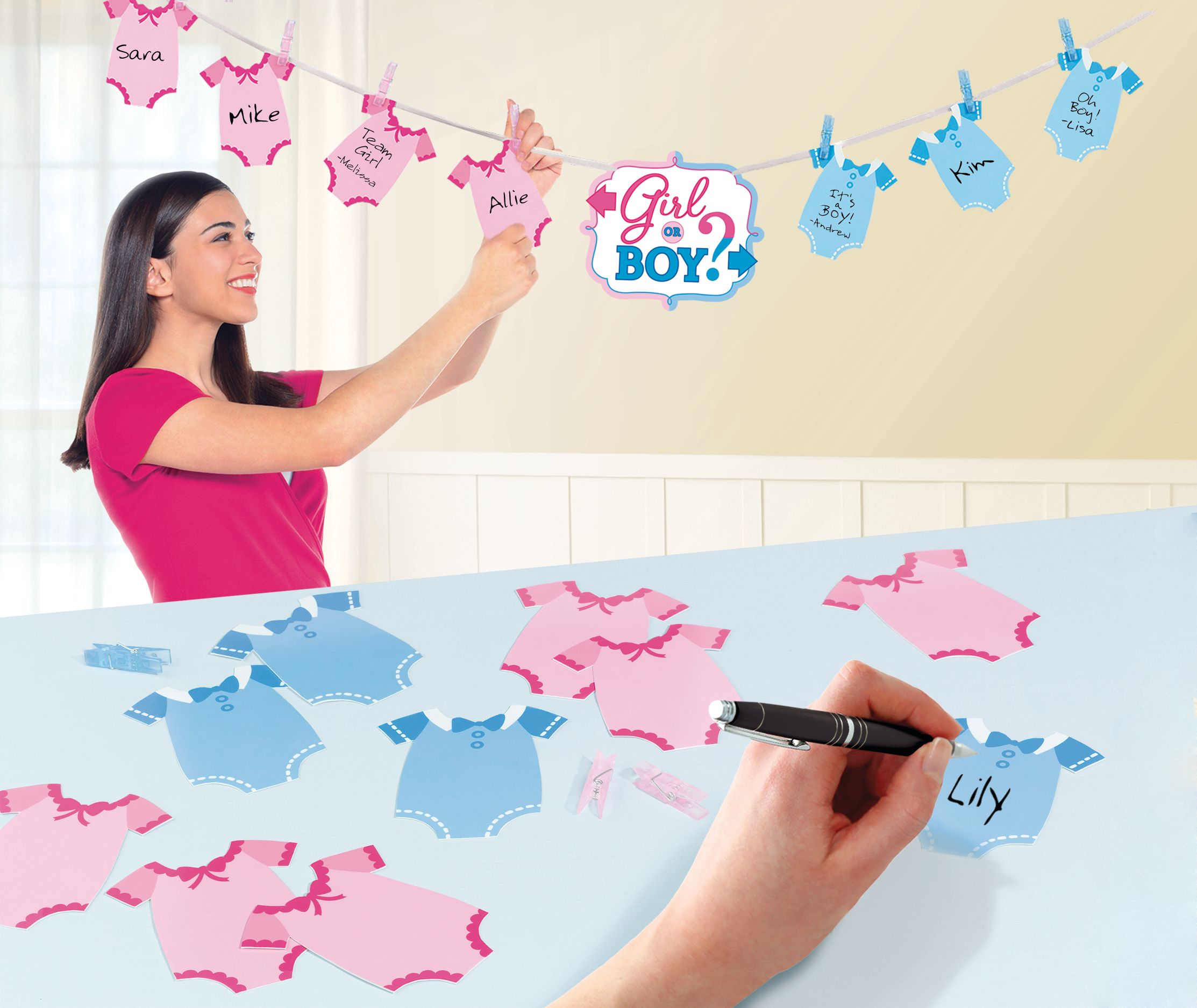 Girl or Boy Gender Reveal Banner Activity Kit Composite_or_Mixed