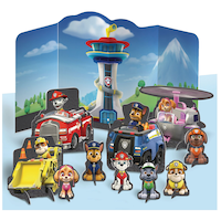 Nickelodeon PAW Patrol Chase/Marshall/Skye Table Decorating Kit Centerpieces, Blue, 10-in, 11-pk, for Birthday Party Front_Flat