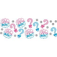 Girl or Boy Gender Reveal Confetti Front_Flat