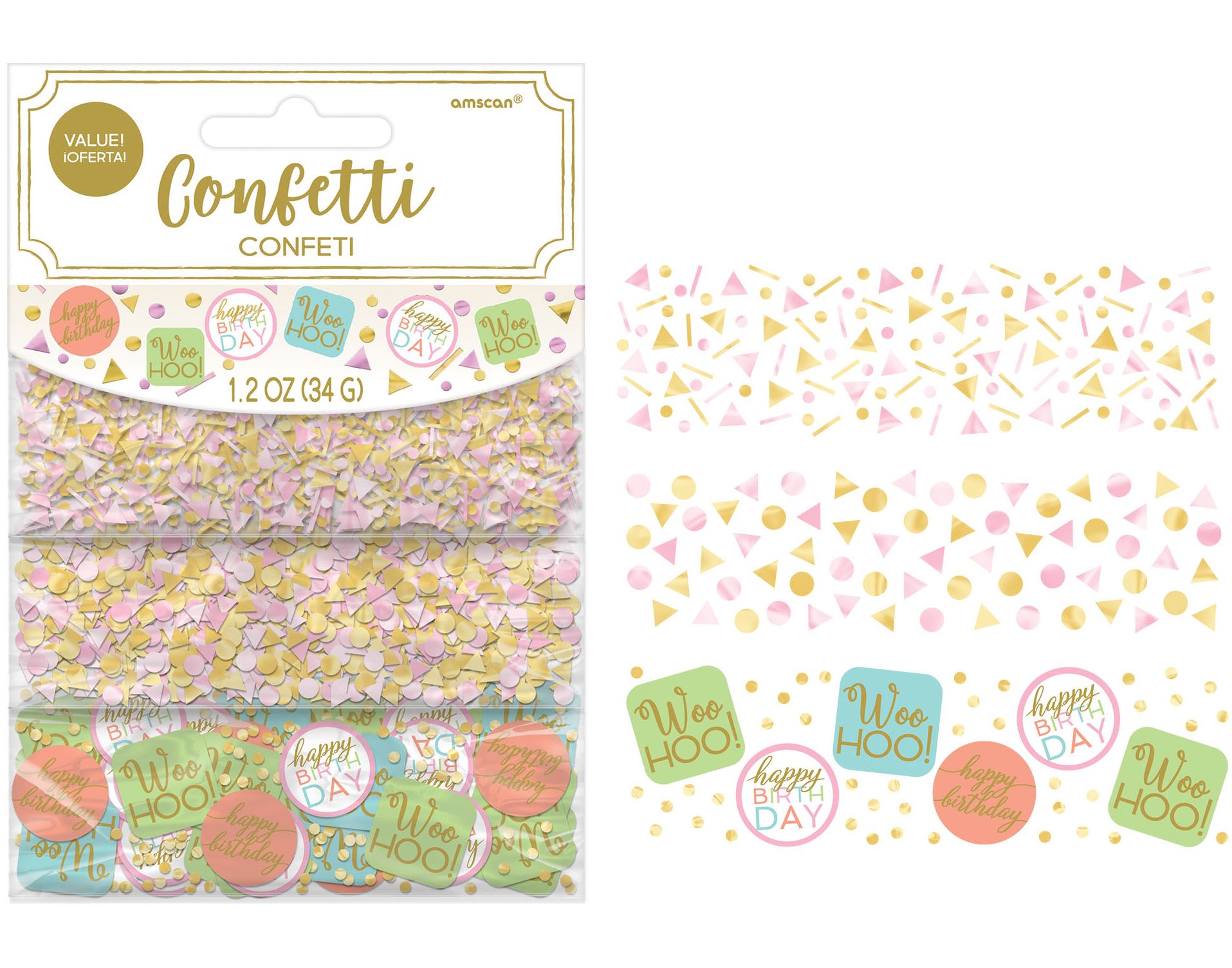 Fun Happy Birthday Confetti Front_Flat