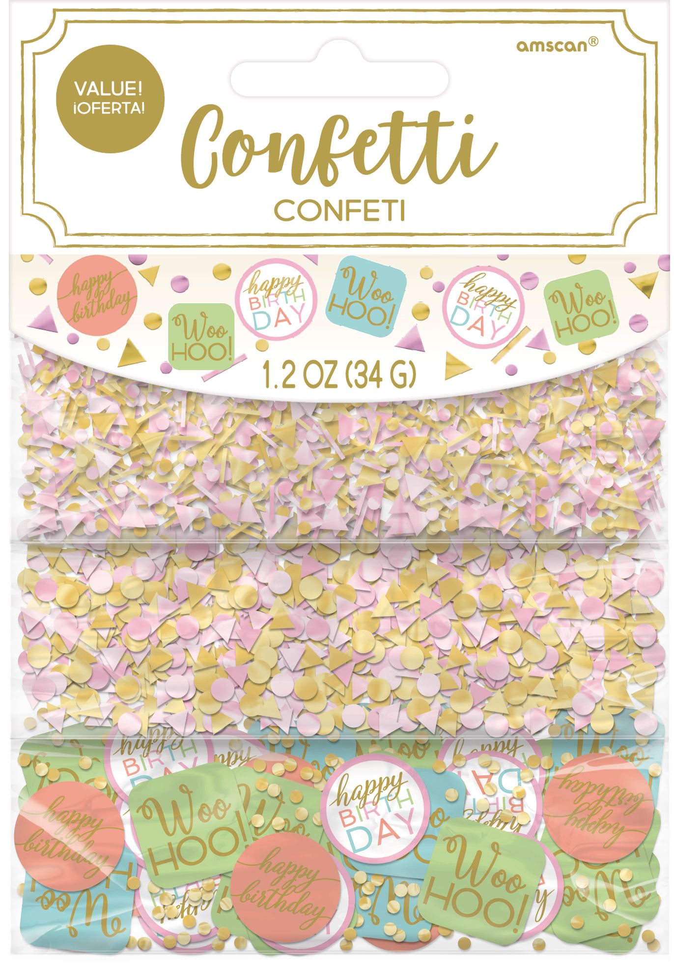 Fun Happy Birthday Confetti Front_Flat