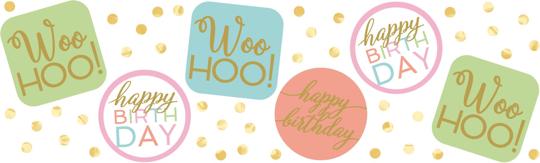 Fun Happy Birthday Confetti Front_Flat