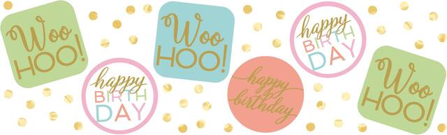 Fun Happy Birthday Confetti Front_Flat