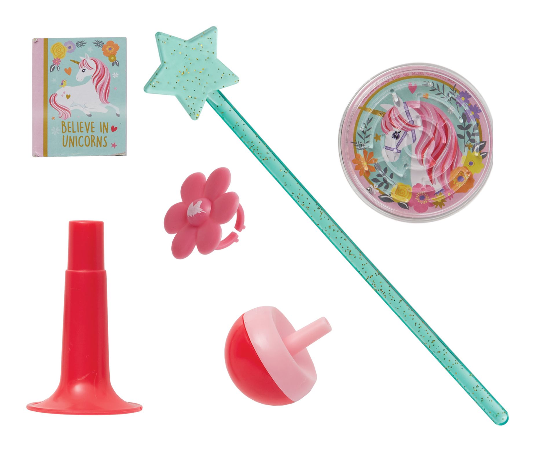 Magical Unicorn Birthday Party Favour Pack, 48-pc Composite_or_Mixed
