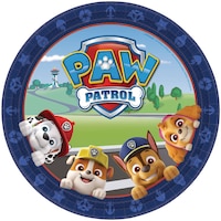 Assiettes à dîner en papier Aventures de la Pat'Patrouille, 9 po, paq. 8