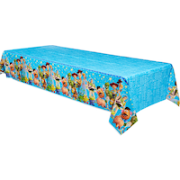 Disney Pixar Toy Story Rectangle Plastic Reusable Table Cover, Blue, 54x96-in, for Birthday Party Front_Angled_Left