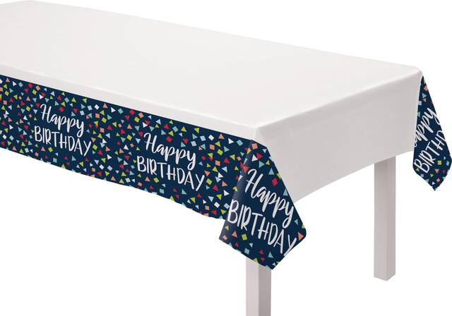 Nappe en plastique Une raison de célébrer CloseUp