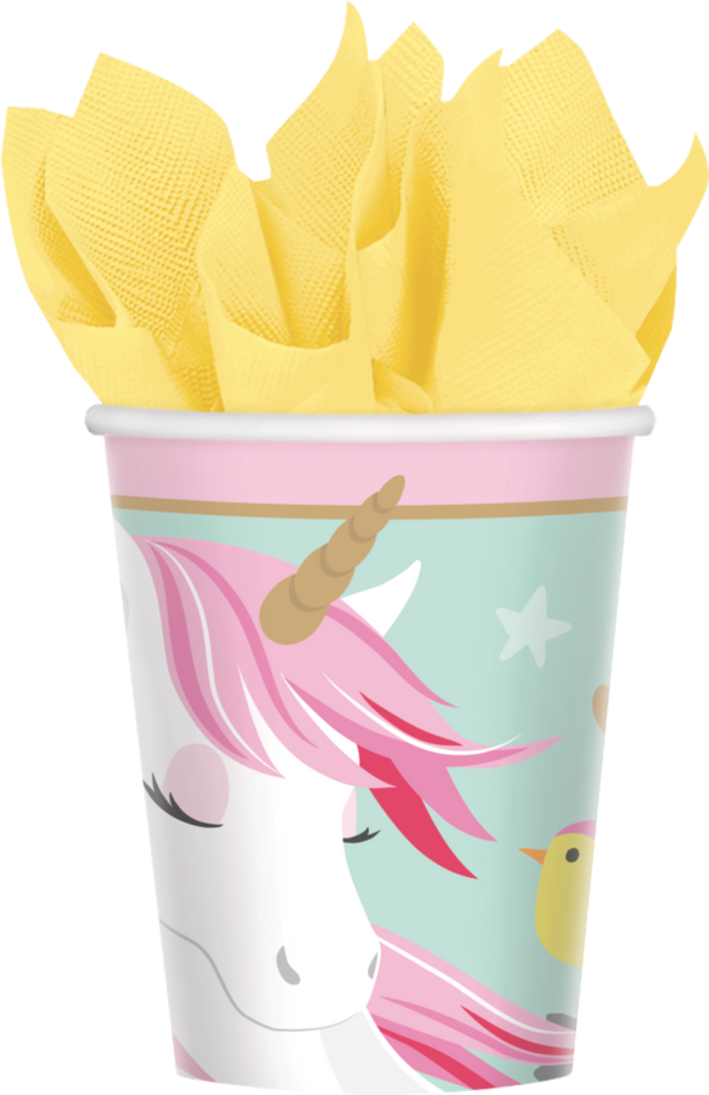 Magical Unicorn Disposable Paper Cups, 8pk Canadian Tire