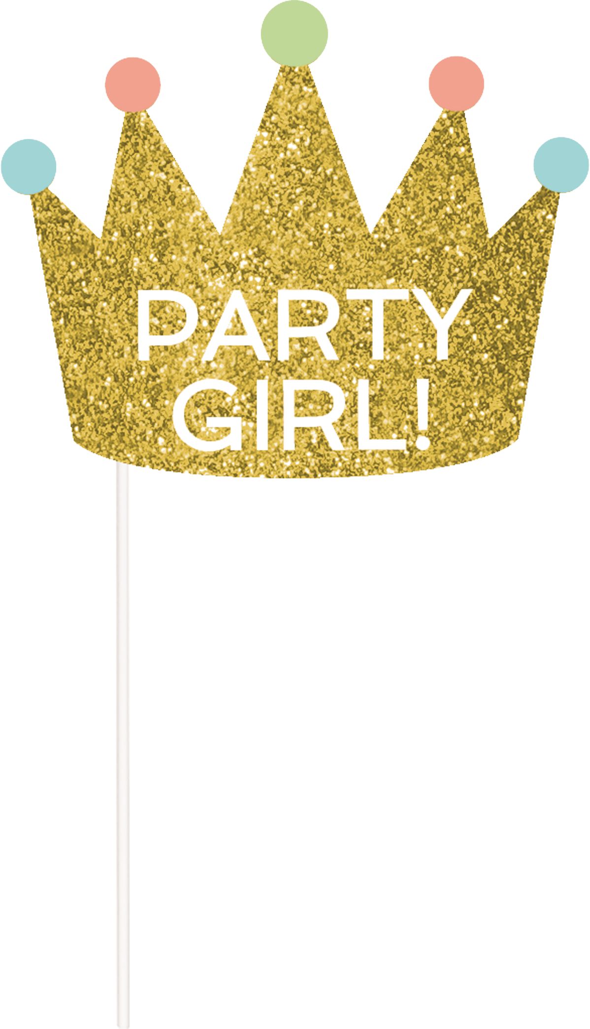 Confetti Fun "Birthday Squad" Plastic Scene Setter Background Decoration with Photo Booth Props, Multi-Coloured, 65-in, 15-pk, for Birthday Party Front_Flat