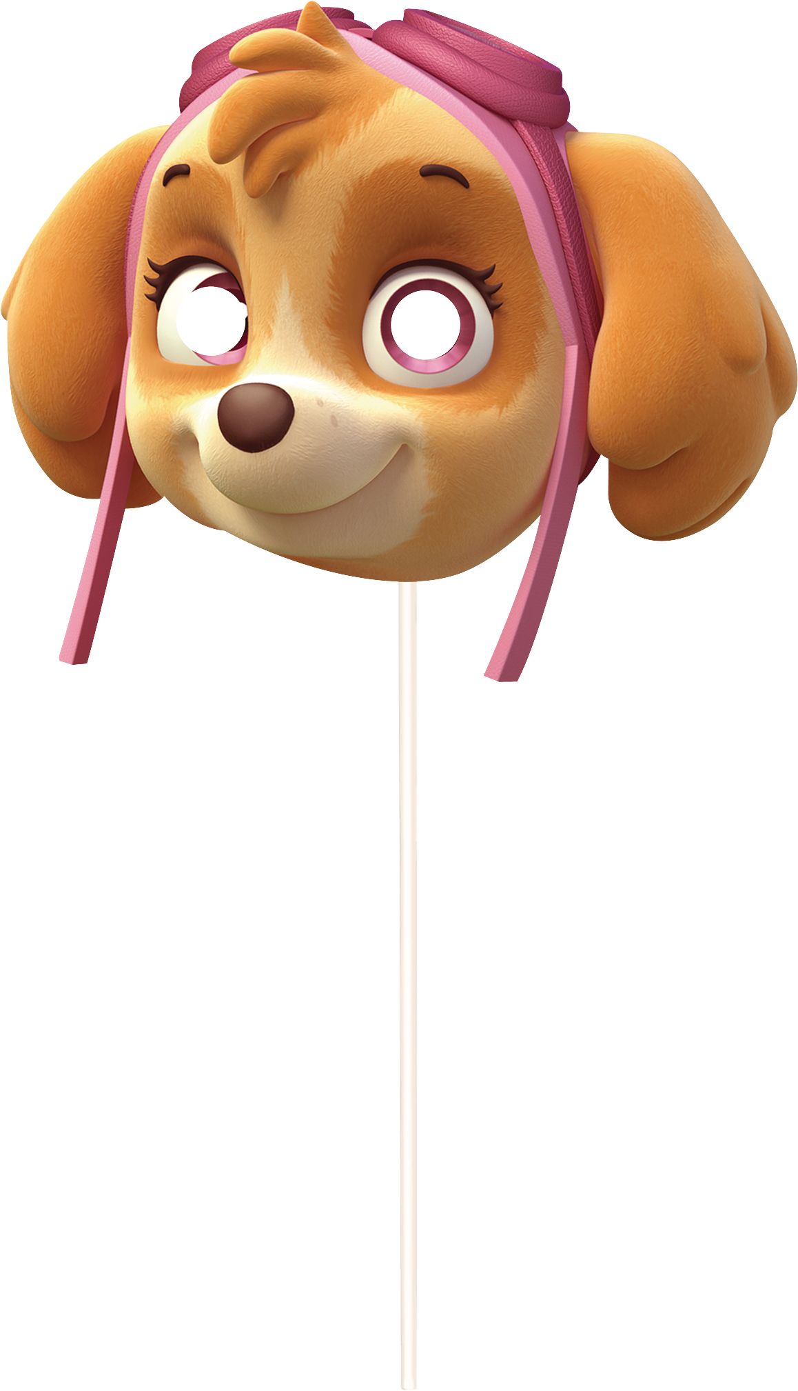 Nickelodeon PAW Patrol "Happy Birthday" Plastic Scene Setter Background Decoration with Photo Booth Props, Blue/Yellow, 14.5-in, 12-pk, for Birthday Front_Flat