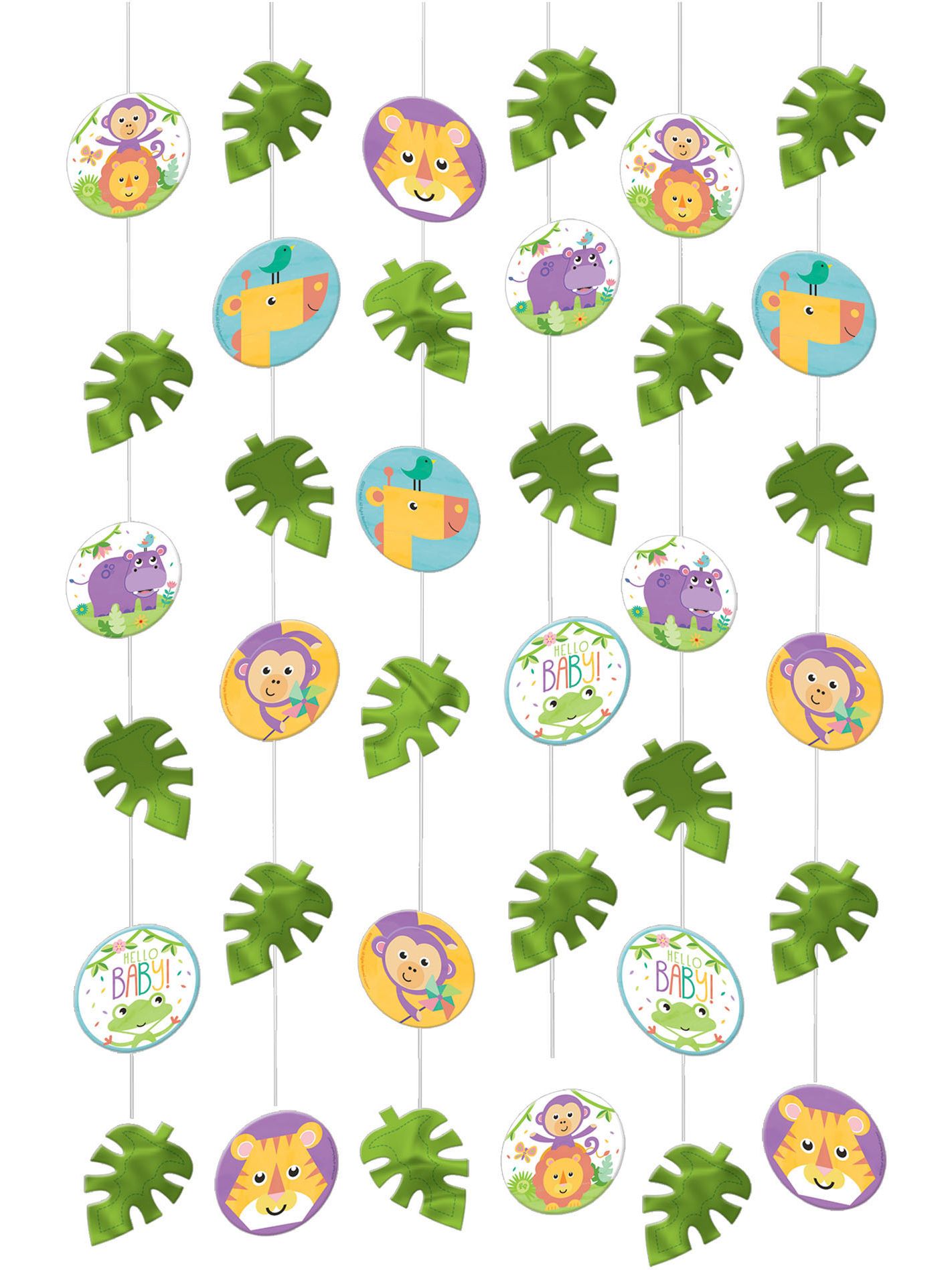 Fisher-Price Hello Baby String Decorations, 6-pk Front_Flat