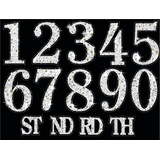 Sparkling Celebration "Happy Birthday" DIY Customizable Swirl Hanging Decorations, Gold/Silver/Black, Polka Dot, 10-in, 12-pk, for Birthday Party Front_Flat