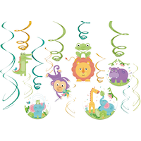 Fisher-Price Hello Baby Swirl Decorations, 12-pc Front_Flat