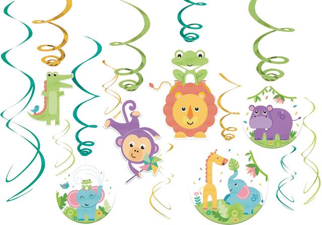 Serpentins décoratifs Hello Baby Fisher-Price, paq. 12 Front_Flat