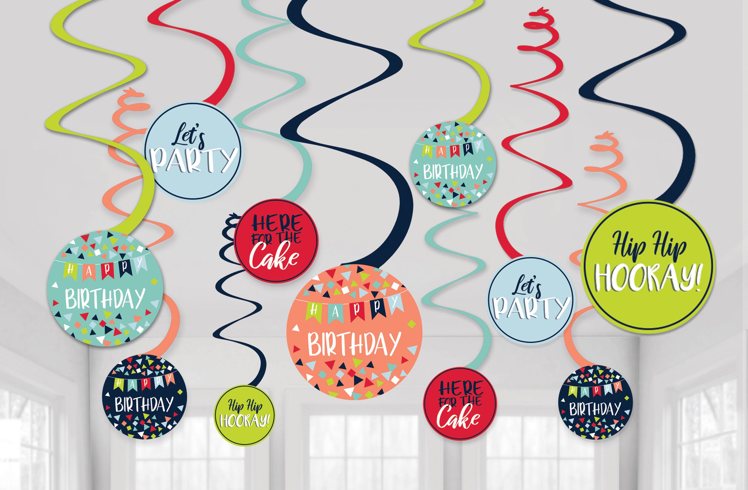 Serpentins décoratifs Une occasion à fêter, paq. 12 Bottom_Plunge