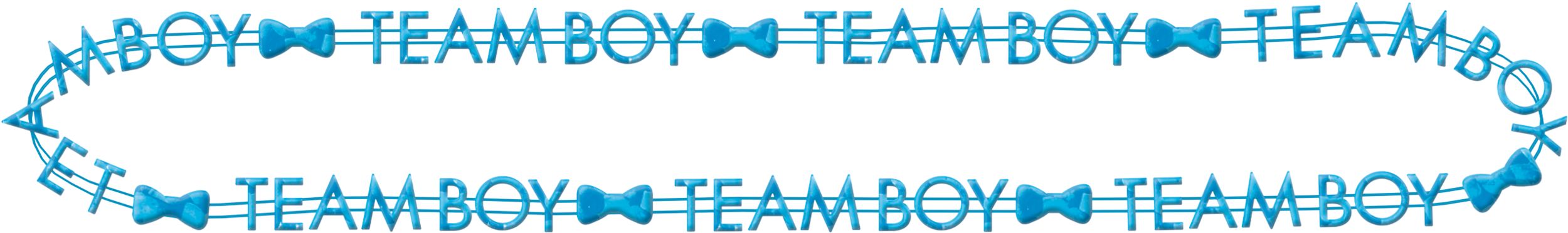 "Team Boy" or "Team Girl" Beaded Necklaces, Pink/Blue, One Size, 10-pk, Wearable Accessories for Baby Shower/Gender Reveal Front_Elevated