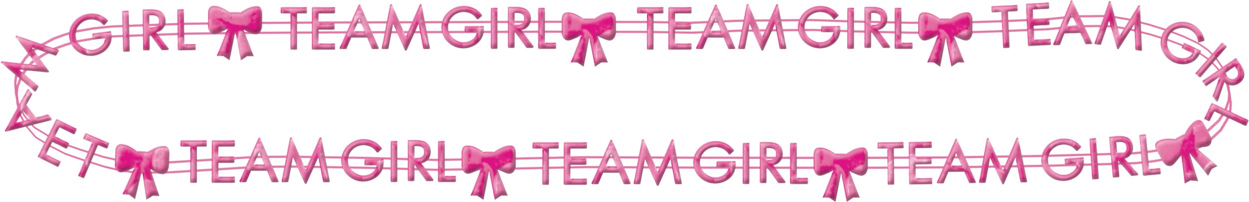 "Team Boy" or "Team Girl" Beaded Necklaces, Pink/Blue, One Size, 10-pk, Wearable Accessories for Baby Shower/Gender Reveal Front_Elevated