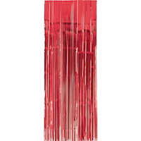 Fringe Hanging Doorway Curtain Decoration, Assorted Colours, 8-ft, for Graduation/New Year's Eve/Birthday