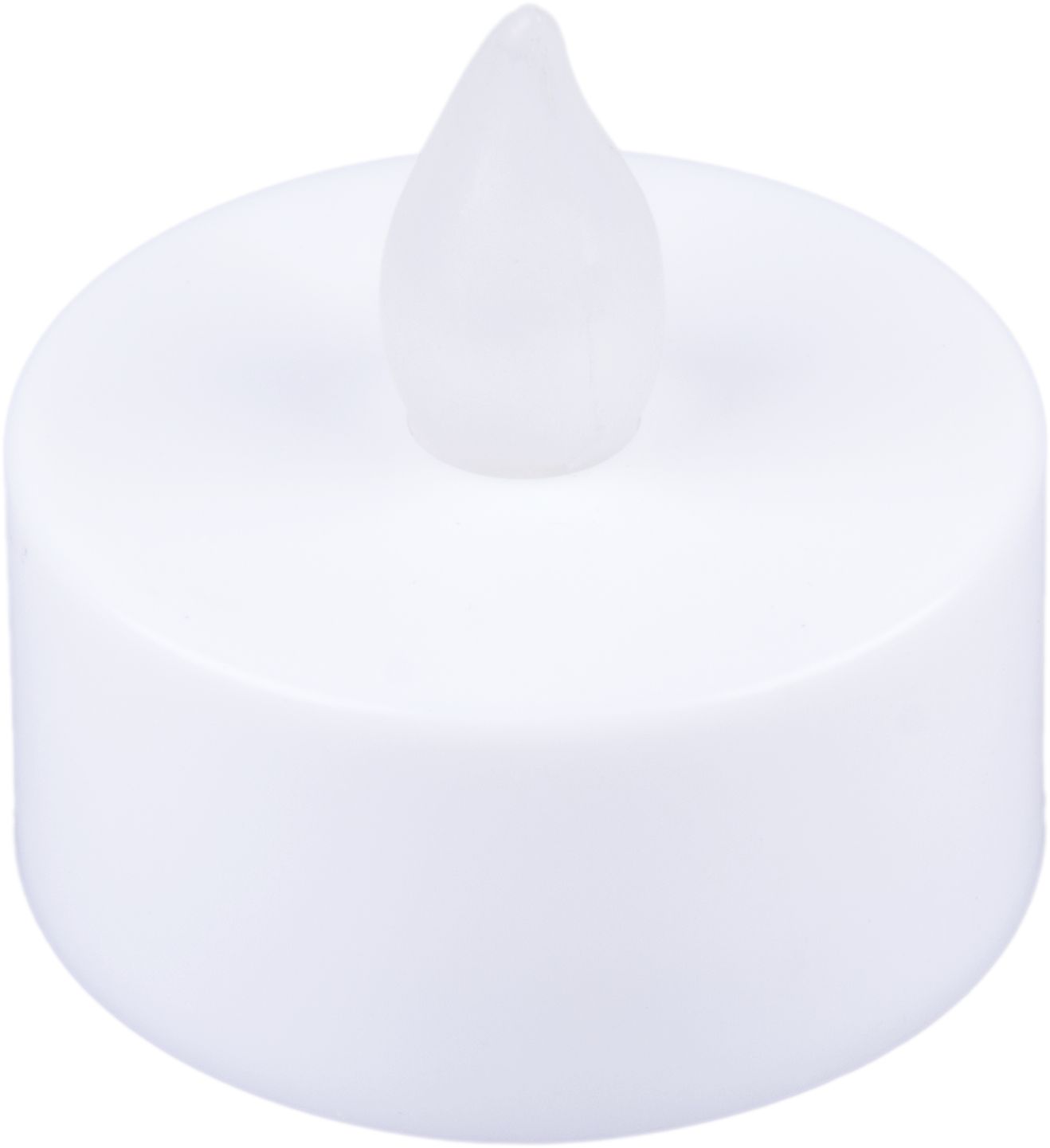 Bougies lumignon DEL sans flamme, blanc, paq. 12 Front_Elevated