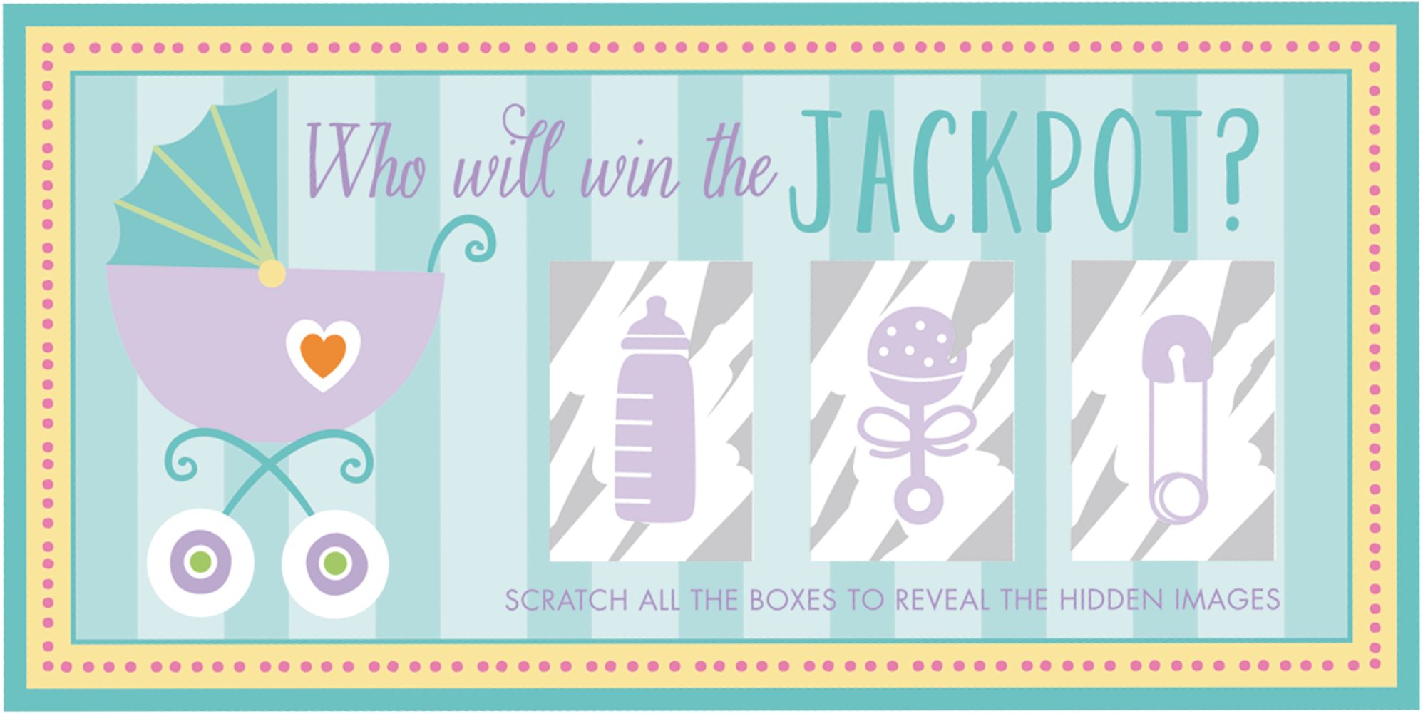 Baby Shower Scratch-Off Cards, 12-pk Front_Flat