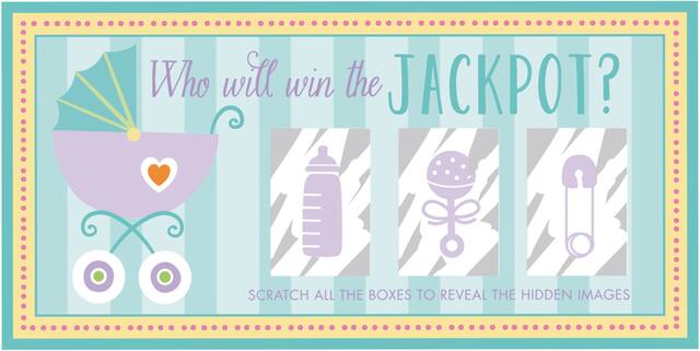 Baby Shower Scratch-Off Cards, 12-pk Front_Flat