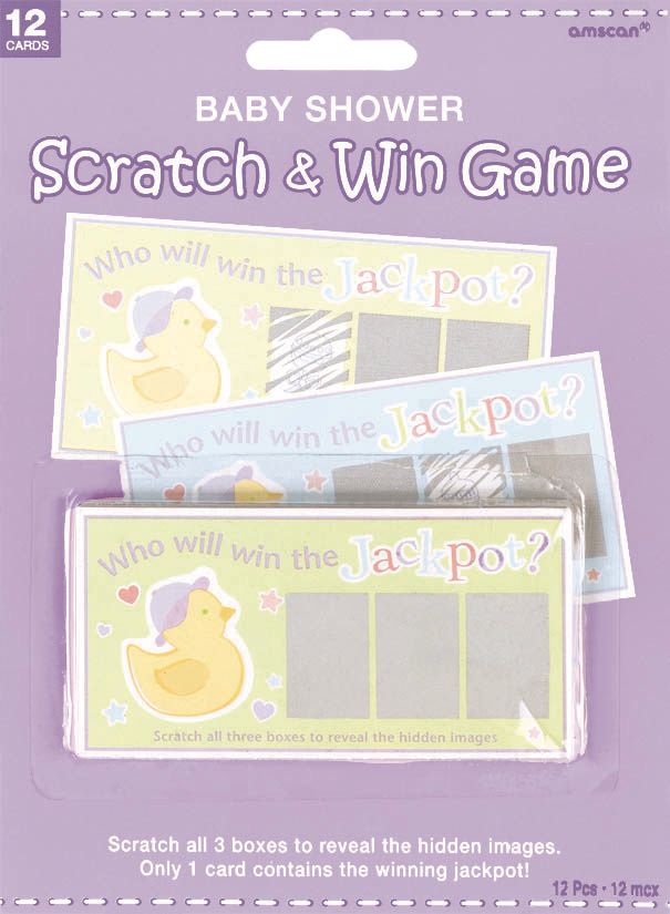 Baby Shower Scratch-Off Cards, 12-pk Front_Flat