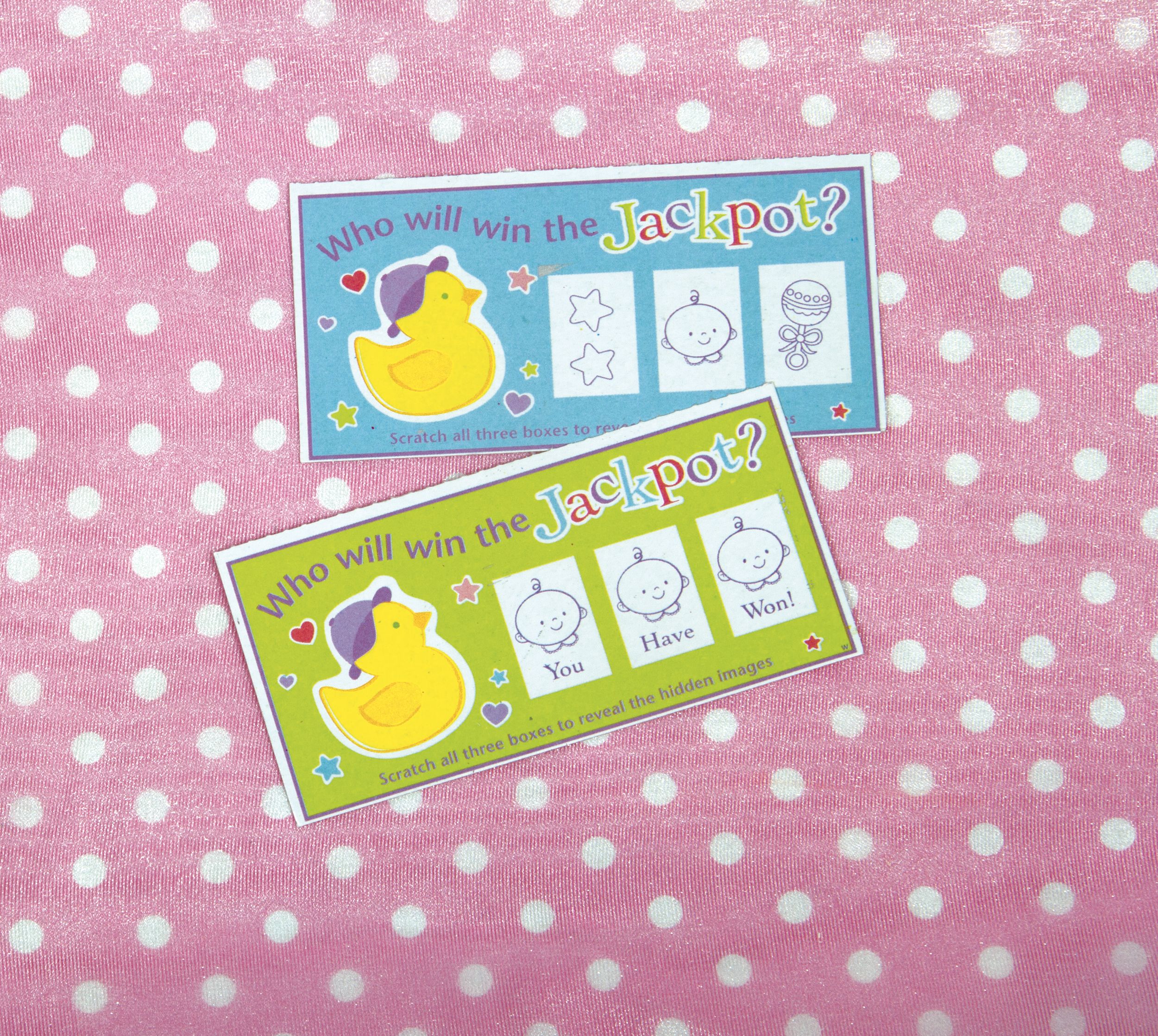 Baby Shower Scratch-Off Cards, 12-pk Overhead_Flat
